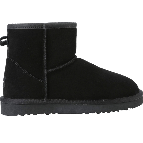New! Veilante black classic mini boots winter warm size 6 women's casual snow - Picture 2 of 10